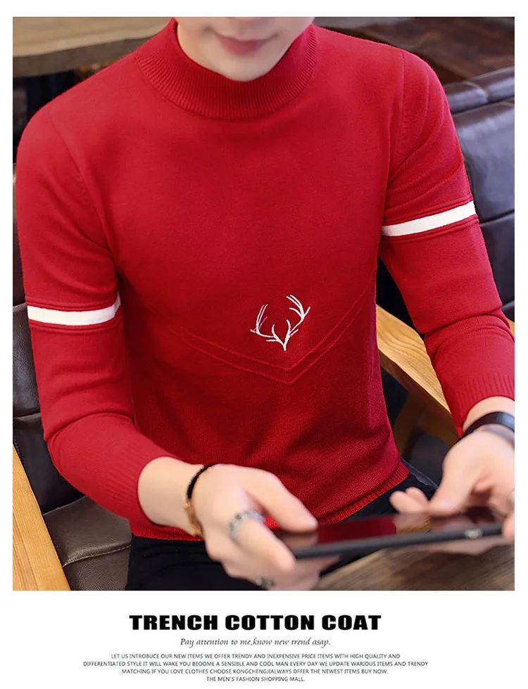 Пуловер для мужчин, бренд, Повседневный свитер для мужчин, с принтом, удобный, для мужчин, s, Рождественский свитер с круглым вырезом, облегающий