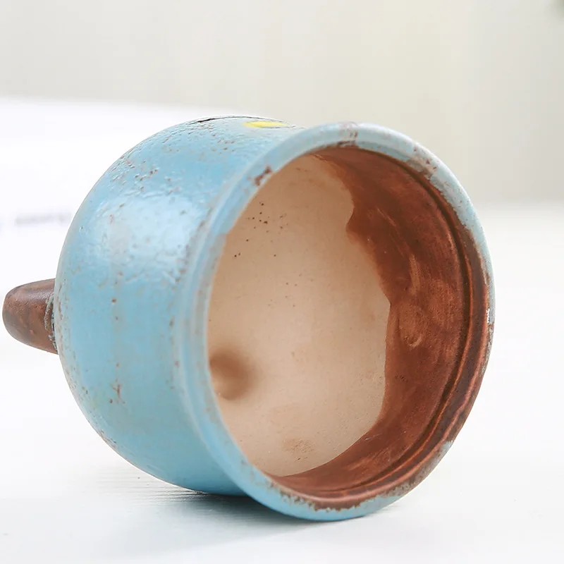 Креативное Садоводство корейские мясистые цветочные горшки Милая керамика растения в горшках цвет ручная роспись чаша для мяса предмет интерьера, украшение