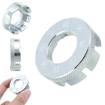 

1pc Cycle Spoke Nipple Key Bike Bicycle Wheel Rim 8 Way Wrench Spanner Bike Repair Tool Durable Portable Hand Motorcycle Tools