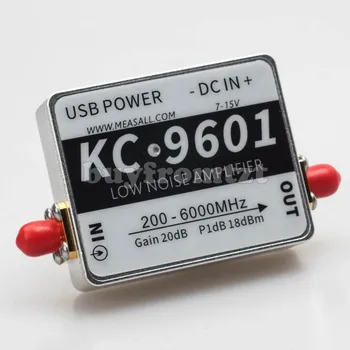 

380MHz-6GHz Low Noise RF Amplifier Module Gain 20dB 5.8G Amplifier 2.4G KC9601