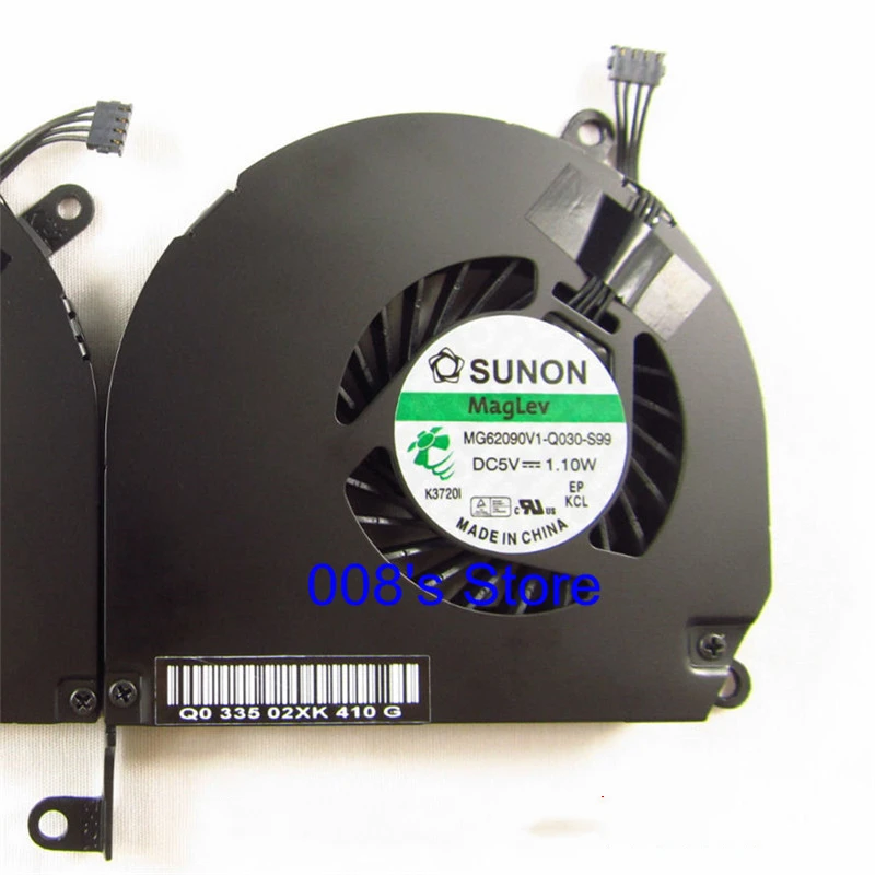 USED Left CPU Processor Cooling Fan Cooler for Apple MacBook Pro 15" A1286 2012 