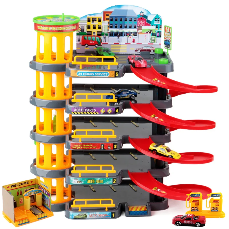 

Parking Lot Toy Multilayer Camera Track Car Model Large CHILDREN'S Toy Set Boy Race Car 1-Piece
