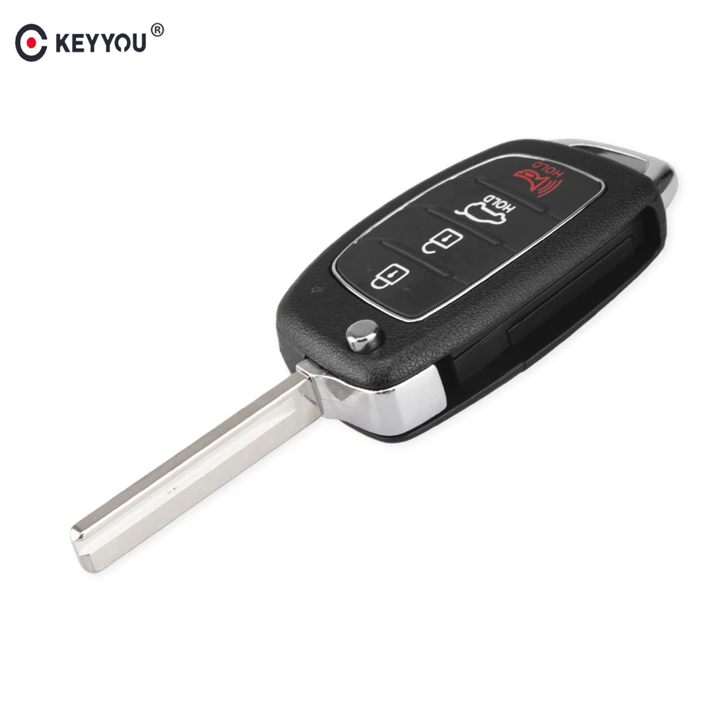 KEYYOU 3 4 кнопки умный пульт дистанционного ключа автомобиля чехол для hyundai авто ключ оболочки Замена чехол без ключа