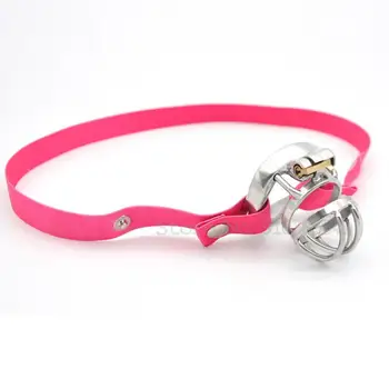 Fixed belt for cock cage, Size adjustable strapon male chastity device tied penis cage, Belt with ring no chastity cage sex toys 6