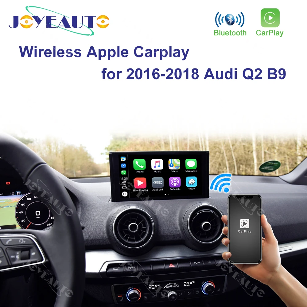 Беспроводная зеркальная камера заднего вида Joyeauto Apple Carplay для Audi Q2 B9 MMI Car Play Retrofit