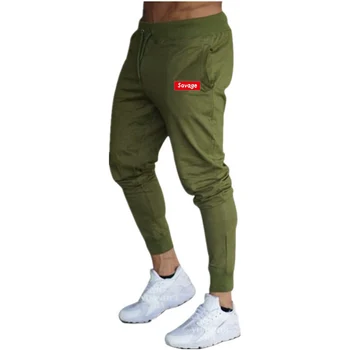 

2019 cotton running pants men's sportswear trousers gym stretch sports fitness training pants sports pants trousers jogging pant