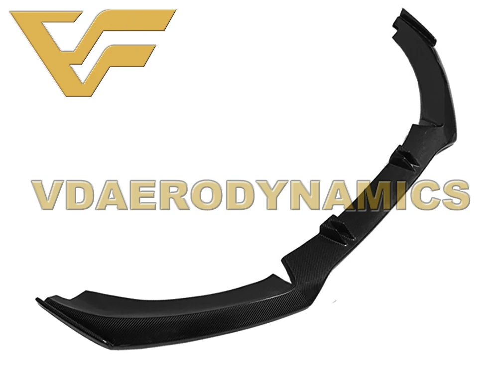 Подходит для 08-11 12-16 17-19 Audi RS5 S5 VAD-R углеродное волокно передний губной сплиттер Бампер Комплект-3 вида стилей на выбор