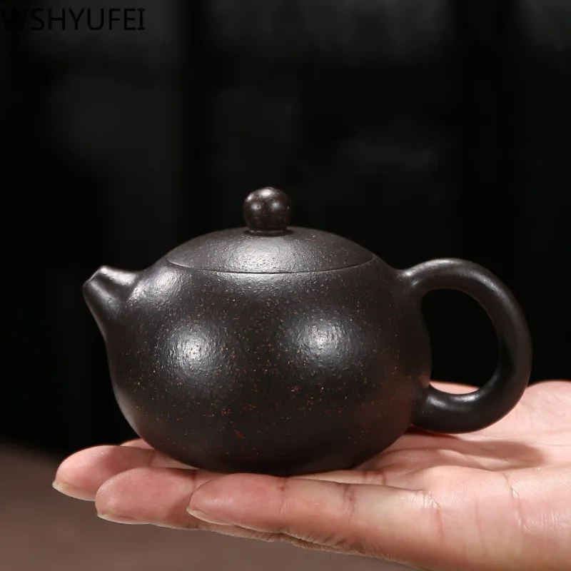 Аутентичный чайный горшок Yixing фиолетовая глина Xi Shi Улун чайник красоты ручной