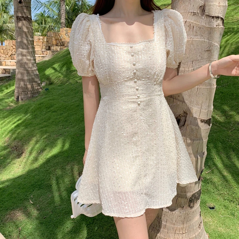 

Chiffon Embroidery Dress Women Mini Summer a Line Vestido Ropa Mujer Corto Party Robe Boho Beach Festa Sun Ladies Dresses Mulher