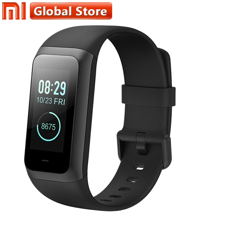 Оригинальный Смарт браслет Huami Amazfit Band Cor 2 5ATM водонепроницаемый 2.5D цветной IPS