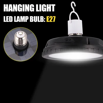 

Outdoor Solar Lamp Garden LED Light LED Camping Lamp 10W E27 Hanging Light Motion Sensor 3 Mode Brightness