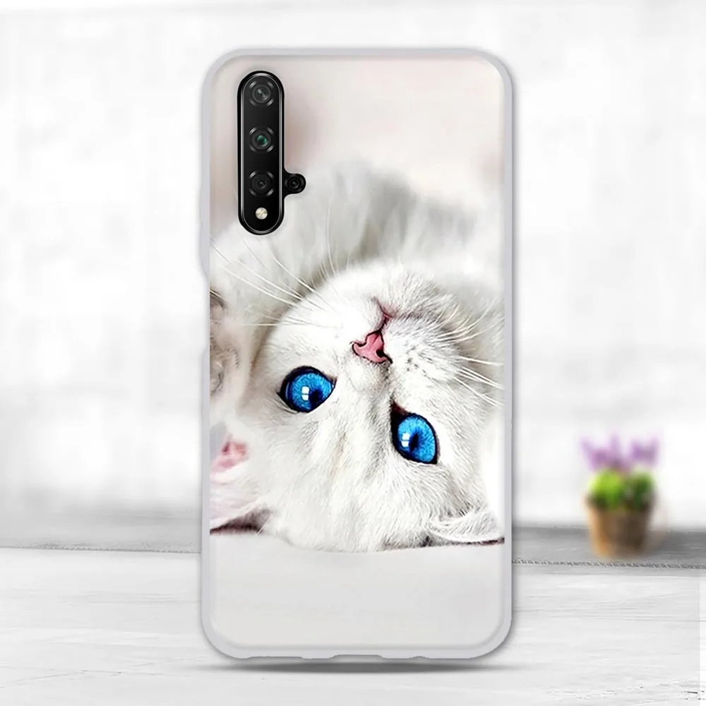 Чехол для телефона huawei Honor 20 20S Pro Nova 5 T, мягкий силиконовый чехол из ТПУ для huawei Honor 20 Pro 20pro, чехол Чехол с изображением животного