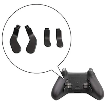 

4PCS Game Handle Buttons Trigger Stainless Steel Paddles Controller Paddles For XBOXONE Elite Series 2 Controller