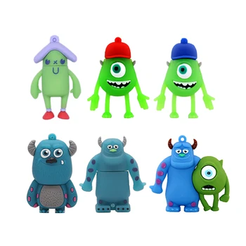 

Mini usb flash drive cartoon Monster pen drive 128gb new memoria usb stick pendrve 4g 8g 16gb 32gb 64gb creative gift flash disk