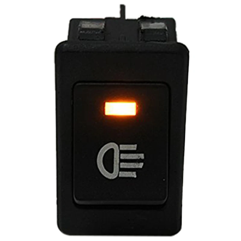 12V универсальные Противотуманные фары кулисный переключатель светодиодный фонарь автомобиля-желтый светодиодный