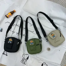 Американский стиль, Улица Сезам, леонд, квадратная сумка на плечо, пара, нагрудная сумка, мужская и женская сумка в стиле хип-хоп, сумка Carhartt