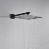 Uythner-Juego de grifos de ducha de lluvia, grifo negro mate, Juego de ducha para montar en pared, bañera, mezclador de Ducha ► Foto 3/6