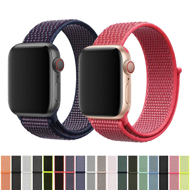 Iwatch нейлоновый ремешок 3 42 мм iphone часы браслет 4 44 для apple watch серия Аксессуары iwatch 40