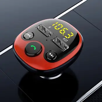 

Car Charger Handsfree FM Transmitter Bluetooth Car Kit MP3 Player Dual USB Car 3.1APhone Charger For iPhone Mobile Phone