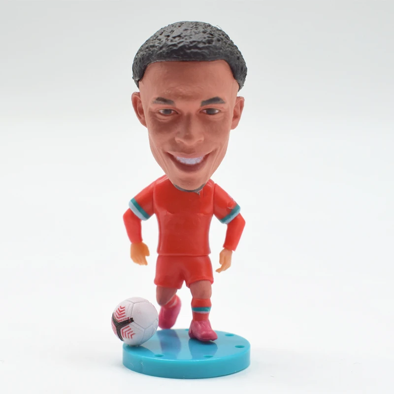 Muñecos de estrellas de fútbol, 2,55 pulgadas, 6,5 cm de altura, número 66, Arnold, figuras, 2021, rojo medio