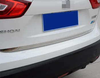 

For Nissan Qashqai j11 2016 2017 2018 2019 Door Sticker Stainless Steel back door Tailgate trim Car Styling