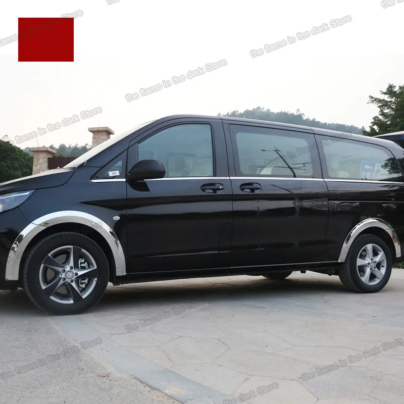 Lsrtw2017 abs автомобильные колесные арки для mercedes benz vito 2014 2015 2016 2017 2018 2019 w447|Лепнина