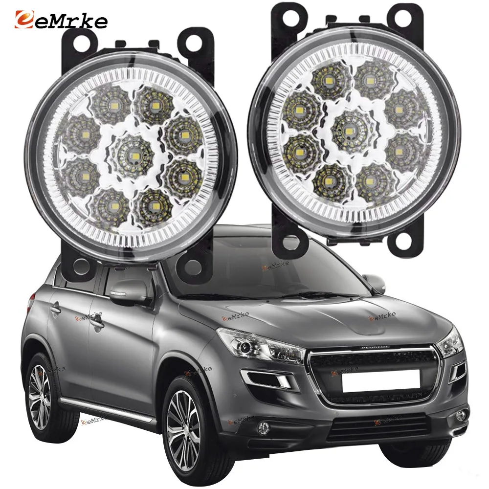

Противотуманные фары EEMRKE H11, светодиодные, 9 штук, для Peugeot 4008, 2012, 2013, 2014, 2015, 2016, 2017, 12 В