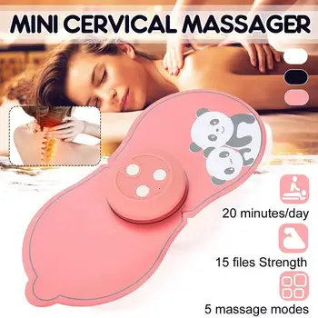 

Portable Massager Mini Massage Stickers Neck Stickers Cervical Massager Pain Relief Vertebra Physiotherapy Neck Massager