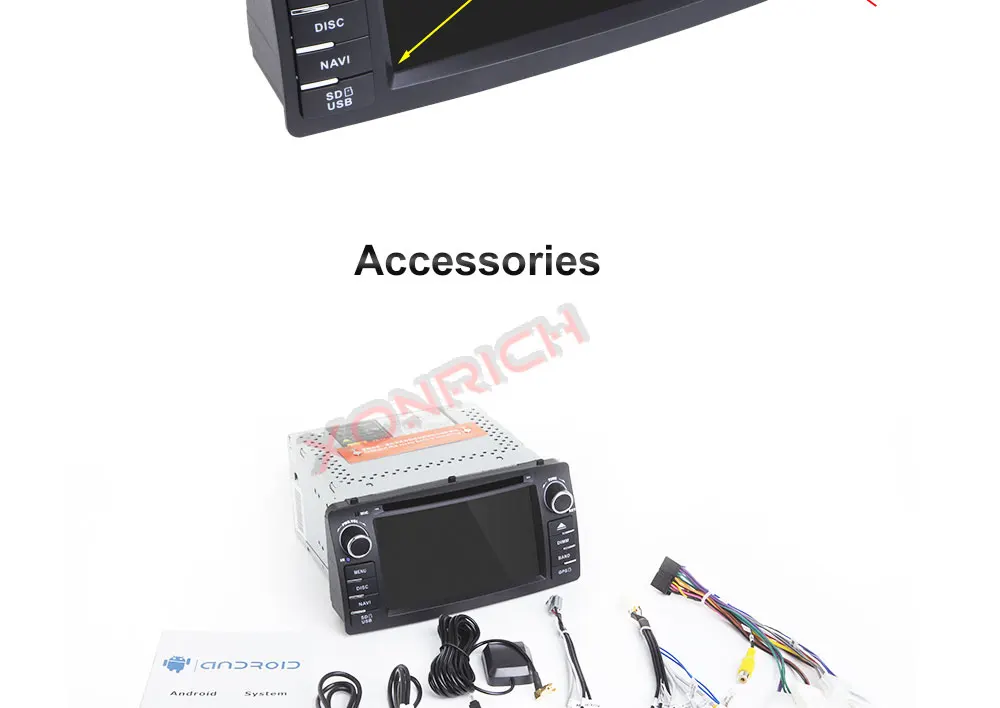 Excellent Xonrich DSP 2 din Android 9.0 4G 64G car dvd player For Toyota Corolla E120 BYD F3 multimedia player stereo GPS radio navigation 21