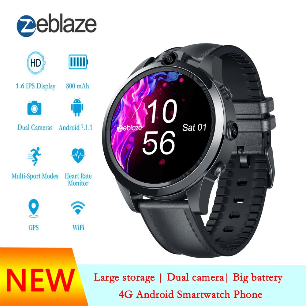 Новый Zeblaze Тор 5 PRO Android телефон 3 ГБ + 32 Гб двойной Камера 800 мА/ч Батарея