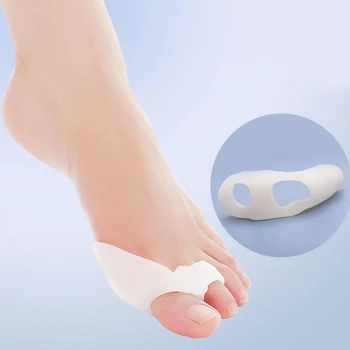 

Silicone Gel Bunion Big Toe Separator Spreader Foot Concealer Pain Correction Valgus Cushion Foot Guard Hallux Thumb Reliev V7P0