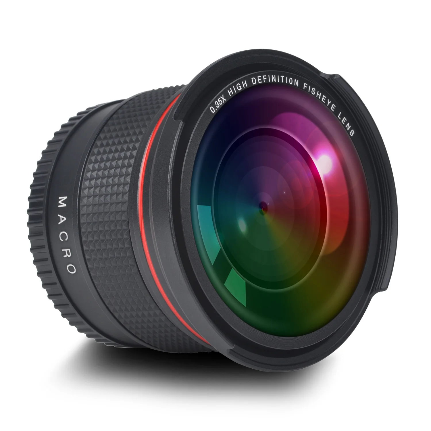 Широкоугольный объектив рыбий глаз 58 мм 0 35x (w/Macro part) для Canon T8i T7 T7i T6i T6 T6s T5i T5 T4i T3i T100