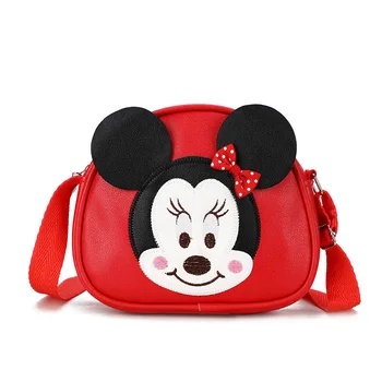 

Disney children's Messenger bag baby girl bag 2019 creative new cartoon Mickey mouse cute fashion handbags small bag