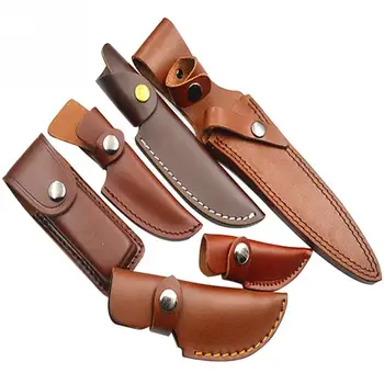 

Outdoor Fold Knife Tool Flashlight Belt Loop Case Holder Leather Sheath for Hunting Camping Holster Pouch Bag Pocket Multi Tools