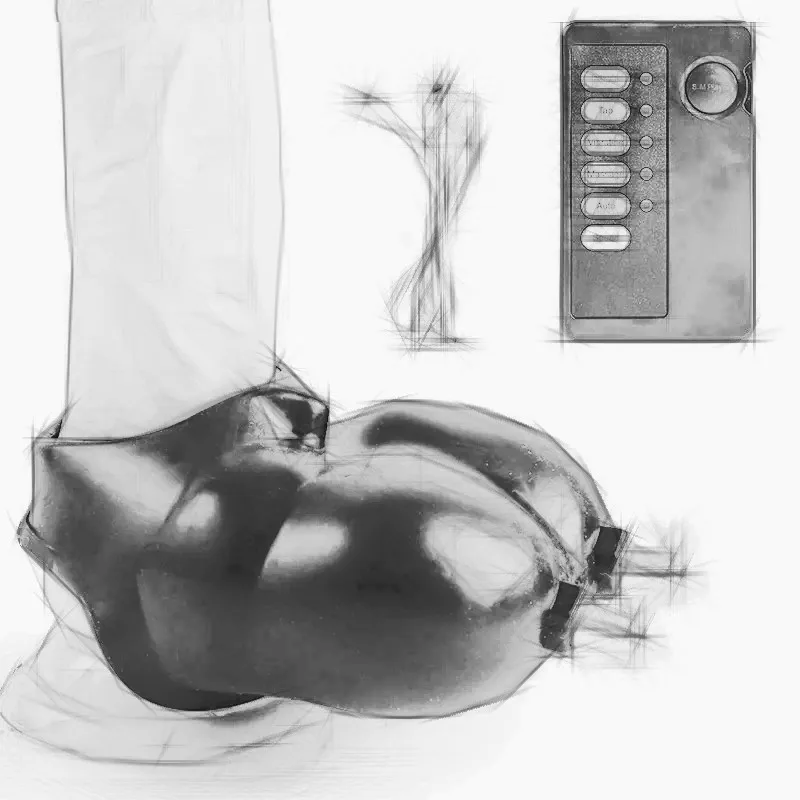 Electric shock silicone Scrotum penis Squeeze Cock Ring Ball Stretcher Chrome chastity cage lock bondage male electro sex toy