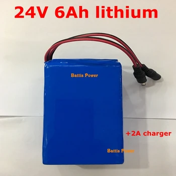 

Motor electrico 24V 6Ah Lithium battery ICR18650 6000mah 24V bateria for night market lighting DC pump LED lamp Inverter power