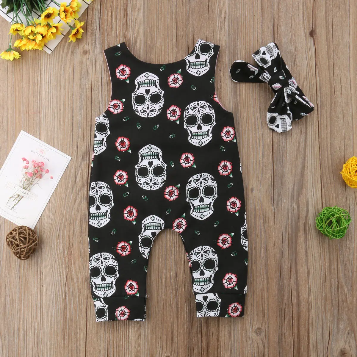 0-18M Halloween Newborn Toddler Baby Boys Girls Romper Cartoon Jumpsuit Playsuit Sleeveless Cothes Baby Costumes