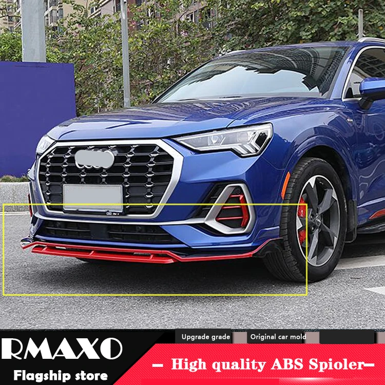 Для Audi Q3 тела комплект спойлер 2020-2021 для ABS задняя губа задний переднего бампера