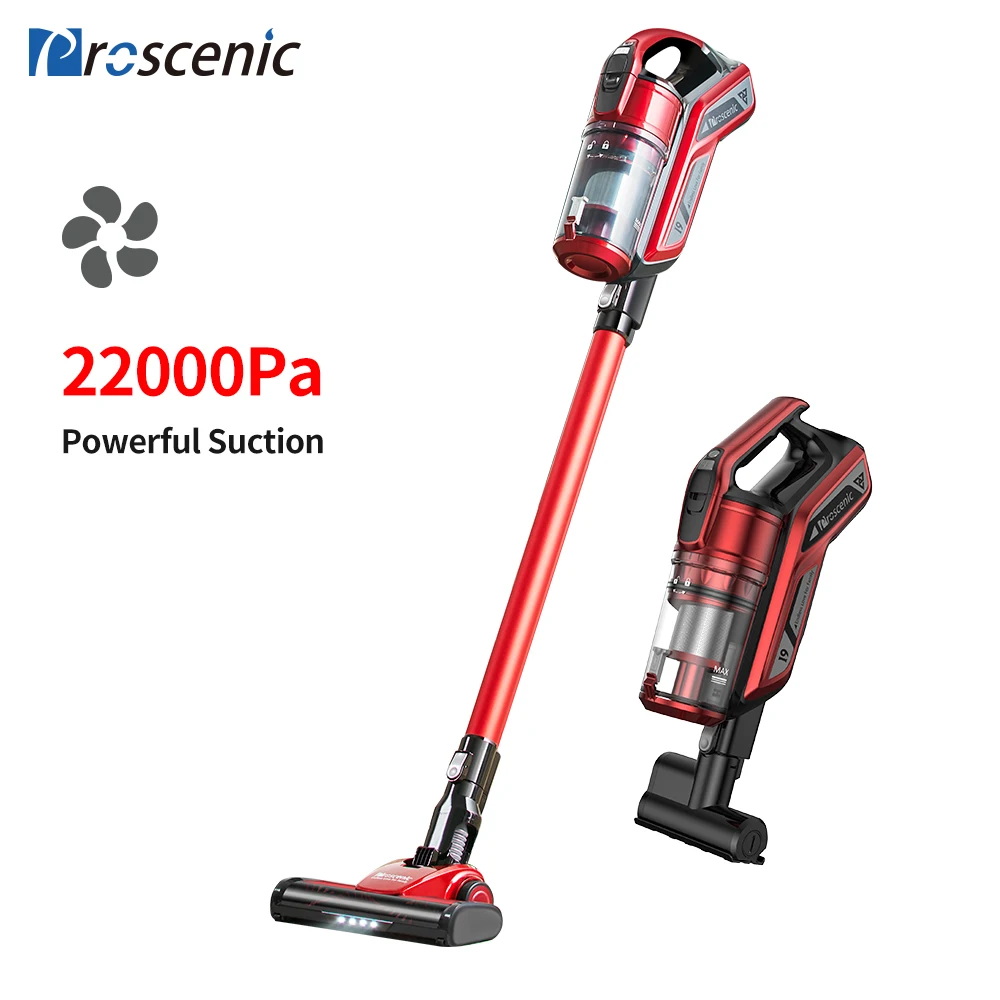 Online Aspiradora inalámbrica recargable Proscenic I9 22000Pa para el hogar filtro ciclónico aspiradora Vertical inalámbrica portátil