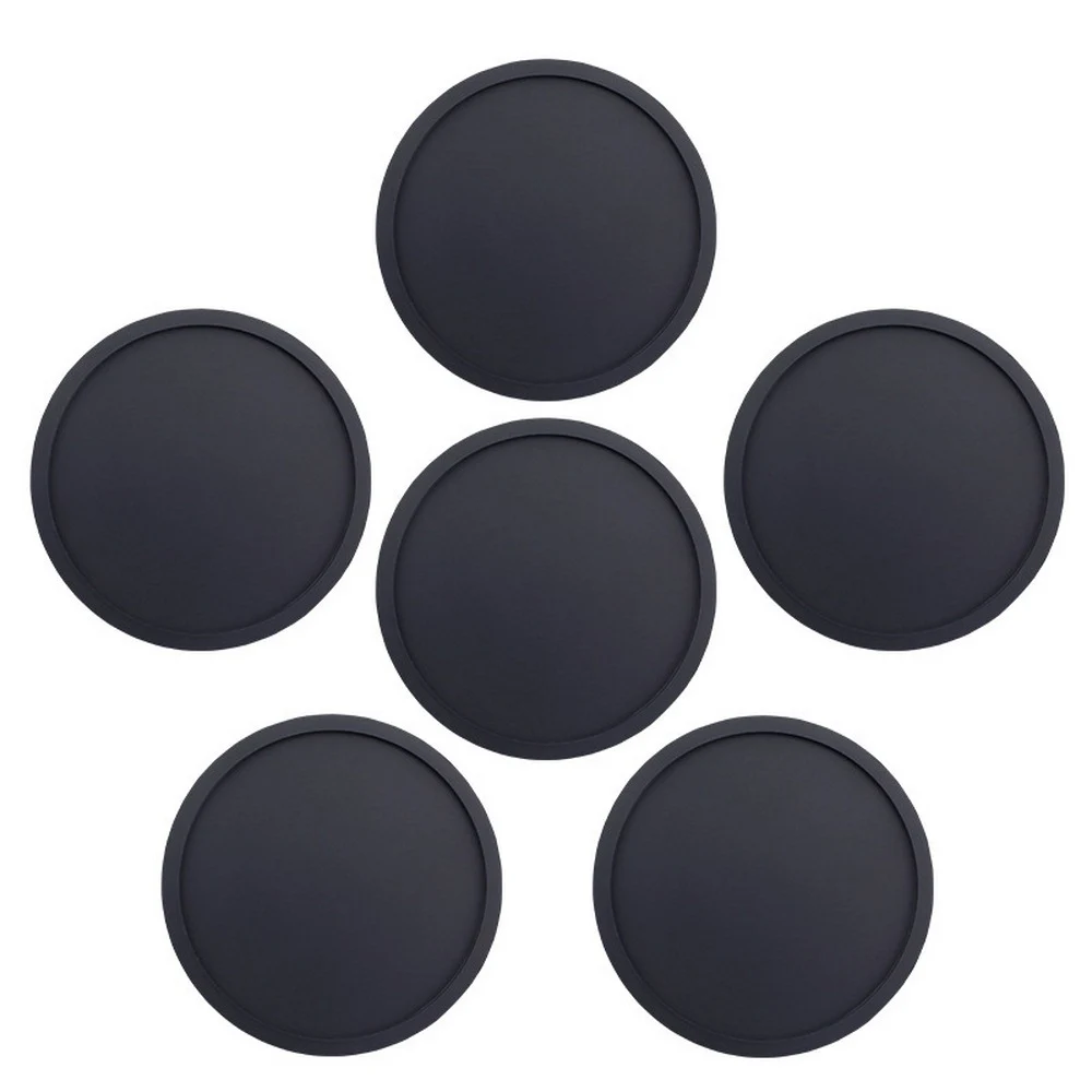 10cm Round Thick Silicone Coaster Anti-slip Non-slip Waterproof Spill Home Party Drinking Mats For Cups |