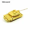 Microworld 3D Styling Tank Puzzle Toys Challenger 2 Tank Model Kits DIY Metal Jigsaw Teen Birthdays Gifts For Desktop Decoration 2