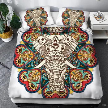 

Bohemia 3d king size bedding set designer Nation duvet cover set queen 3pcs custom bedding set