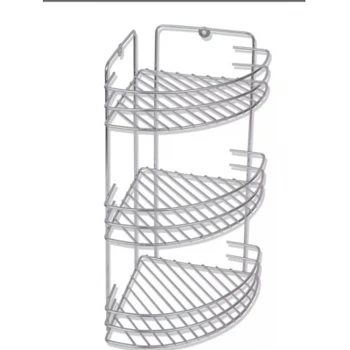 

Wall Mounted Metal Shower Corner Shelf 3-Tier