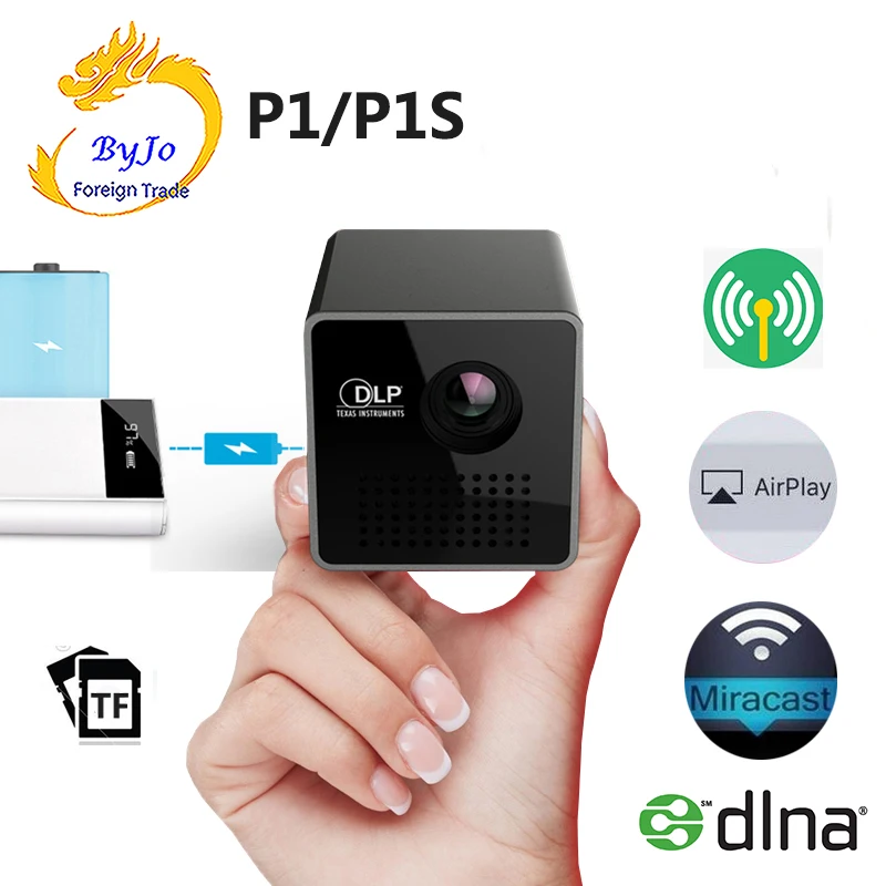 Проектор UNIC серии P1 карманный домашний кинопроектор P1s проектор мини DLP