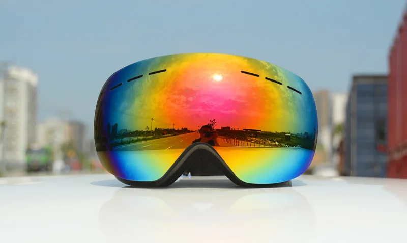 Очки для катания на лыжах, сноуборде, лыжах, лыжах, gogle narciarskie skibril ropa deportiva wintersport antiparras ski kar