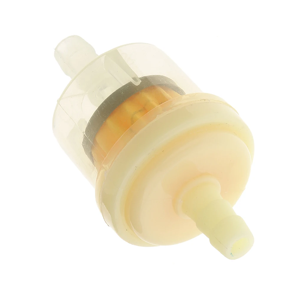 4 Pieces Universal Inline Gas Fuel Filter 8mm 5/16 inch for Car Motorcycle Scooter ATV Dirt Bike
