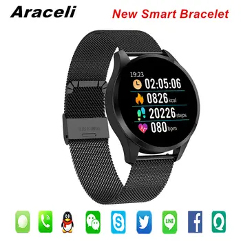 

Alarm Clock Smart Bracelet Men Women Waterproof Bracelet Heart Rate Blood Pressure Monitor Fitness Watch Band Smart Bracelet Q9