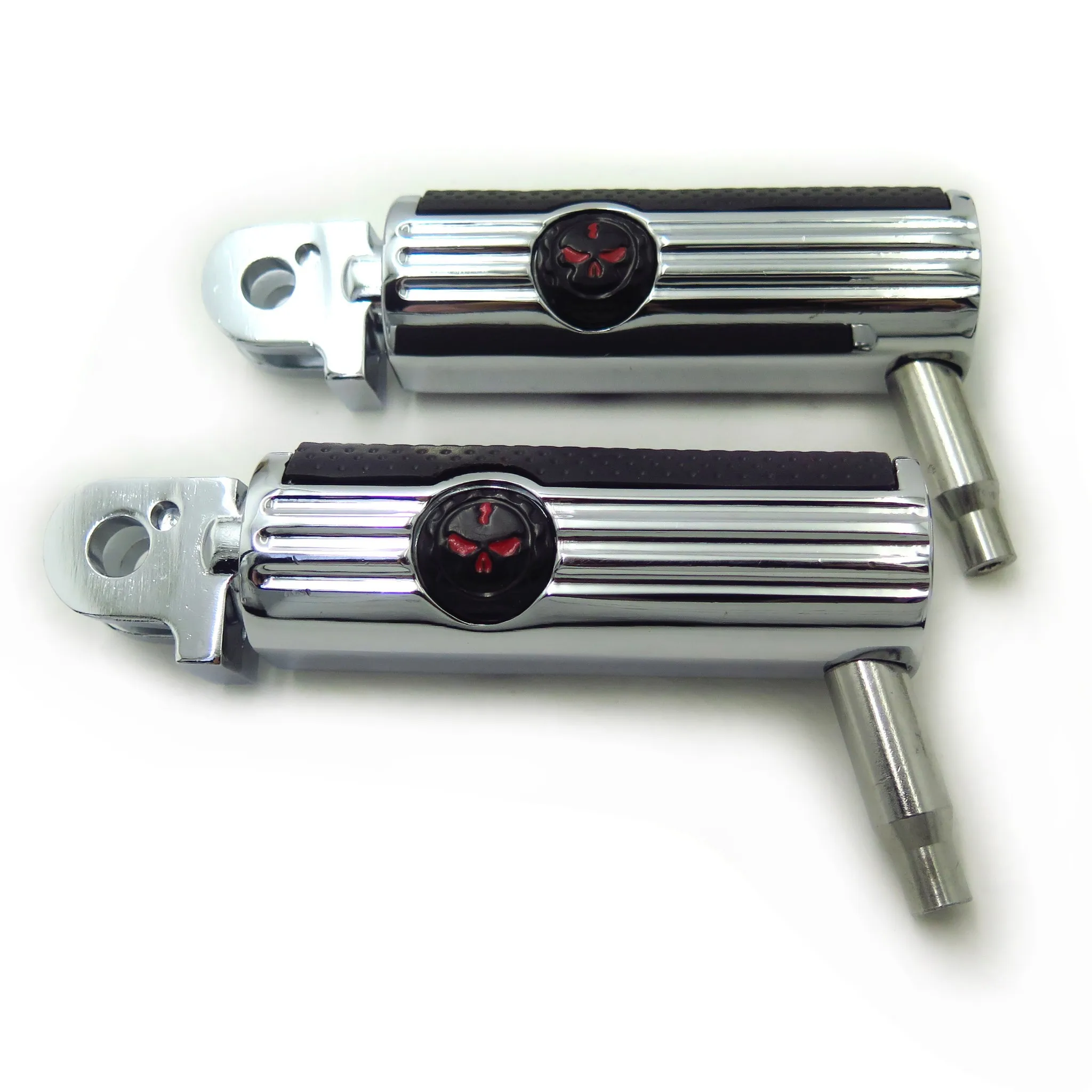 Aftermarket Skull Defiance подножки для 2004- Triumph Rocket All все модели(спереди
