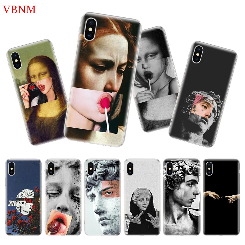 

Monalisa Confira Mais Back Cover Phone Case For iPhone 7 8 6 6S Plus X 10 Ten XS MAX XR 5 5S SE Art Fashion Shell Coque