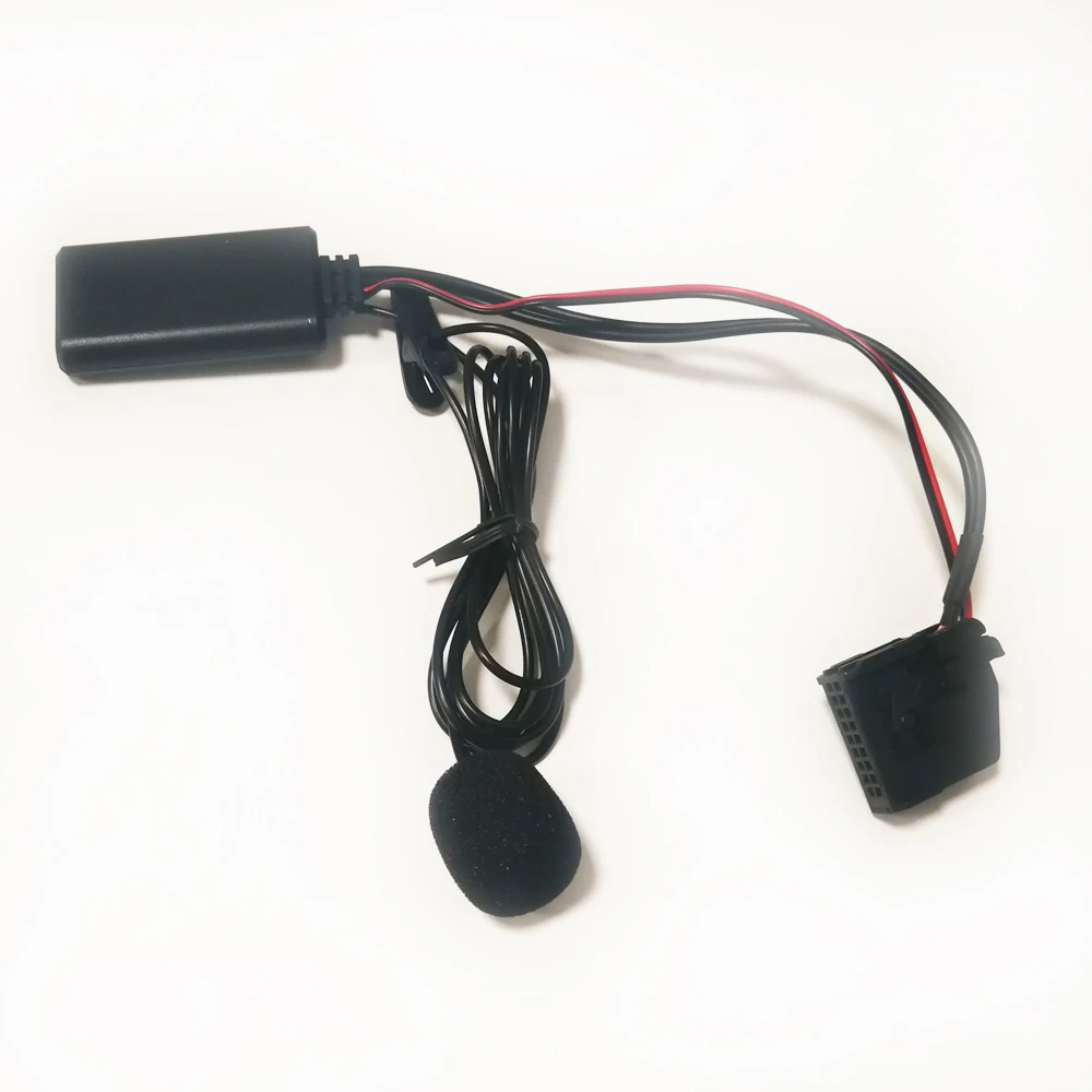 Biurlink автомобильный радиоприемник Bluetooth беспроводной аудио AUX-In музыка проводка микрофон Handsfree MIC адаптер для Volkswagen 18Pin порт